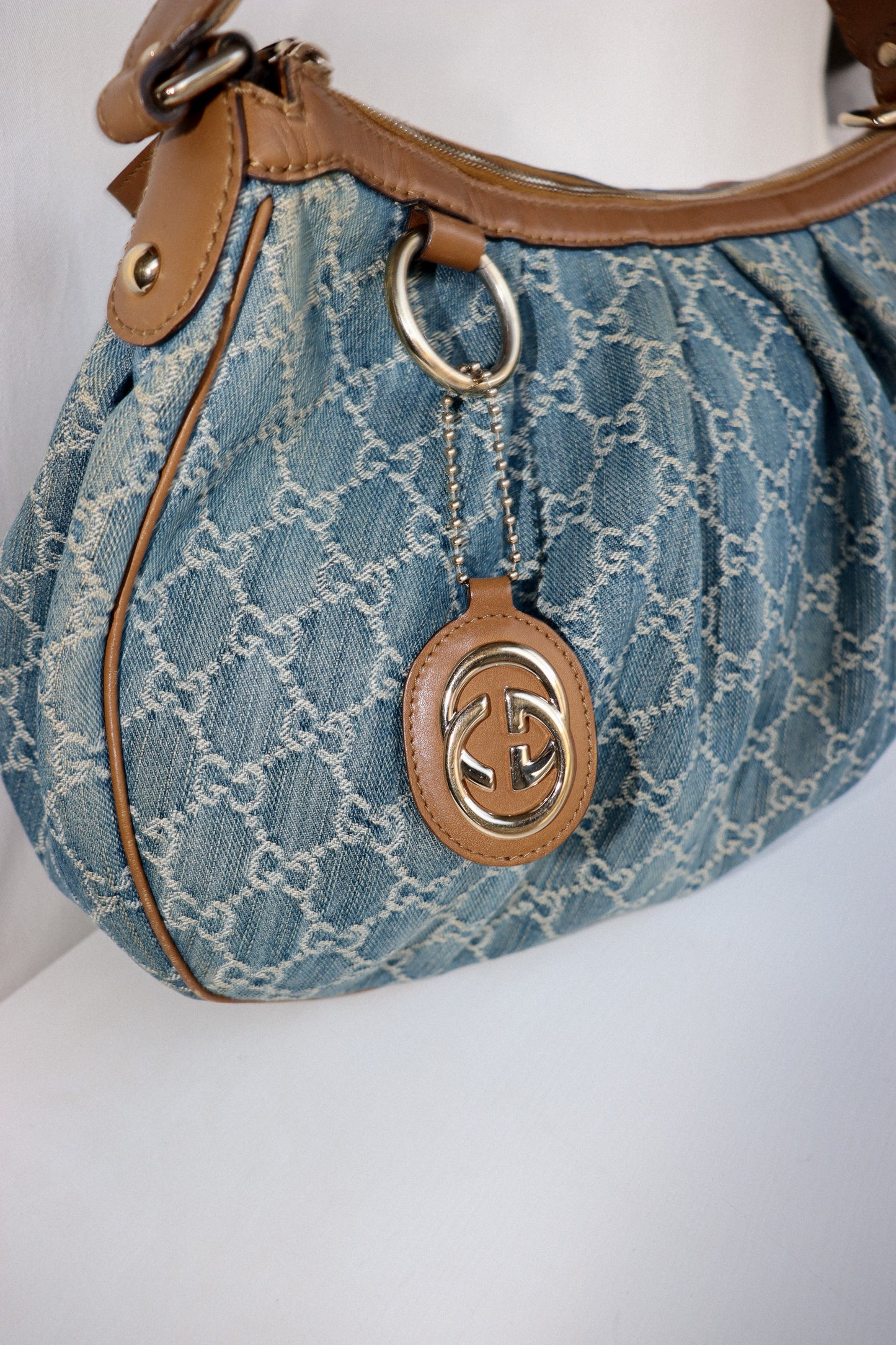 Vintage Gucci Sukey Denim Bag