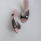 Vintage Dior Padlock Mules 37