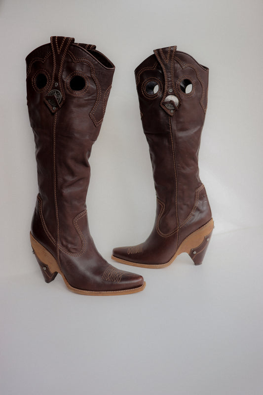 Vintage Dior Western Boots 39