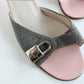 Vintage Dior Padlock Mules 37