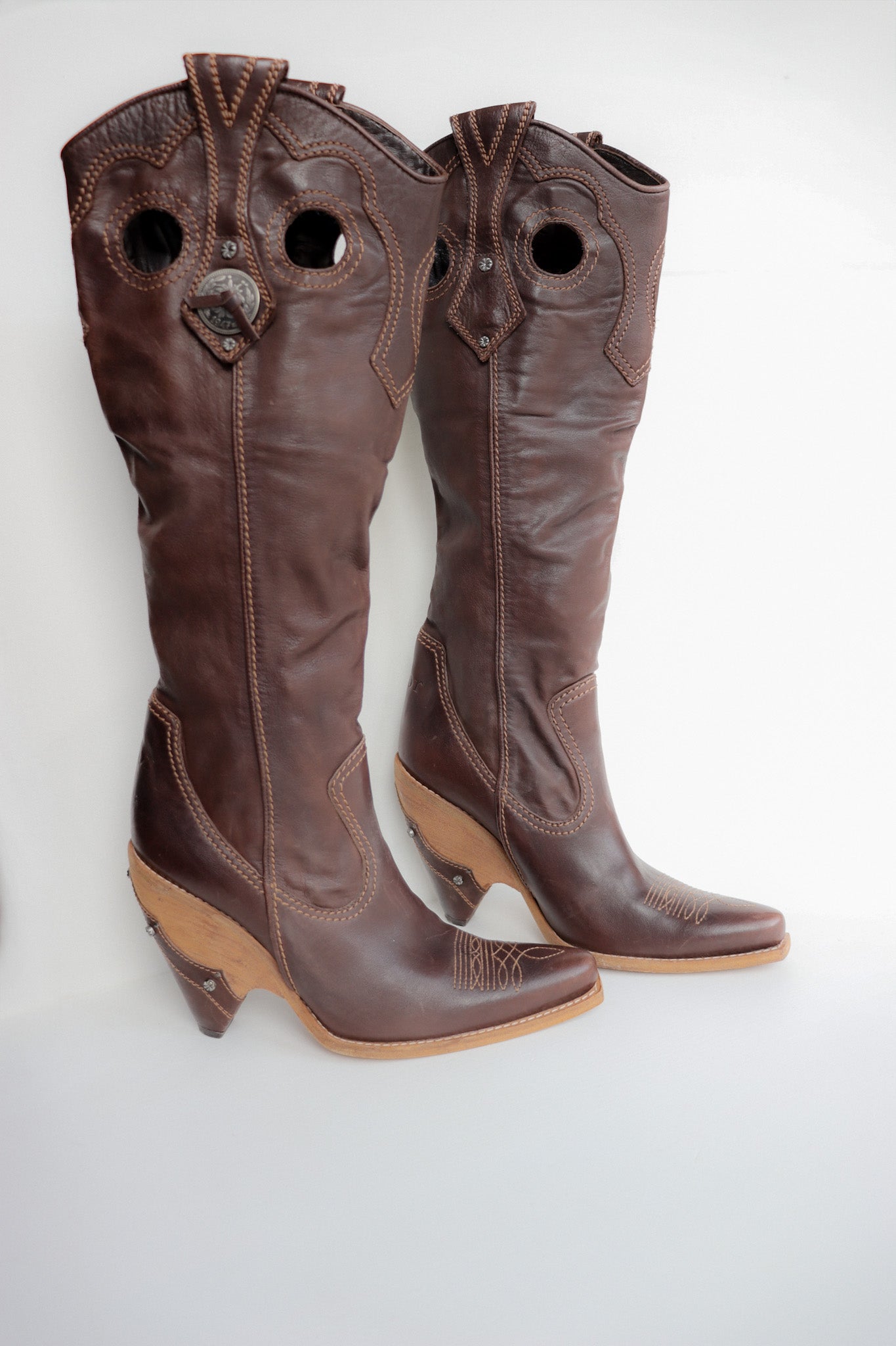 Vintage Dior Western Boots 39