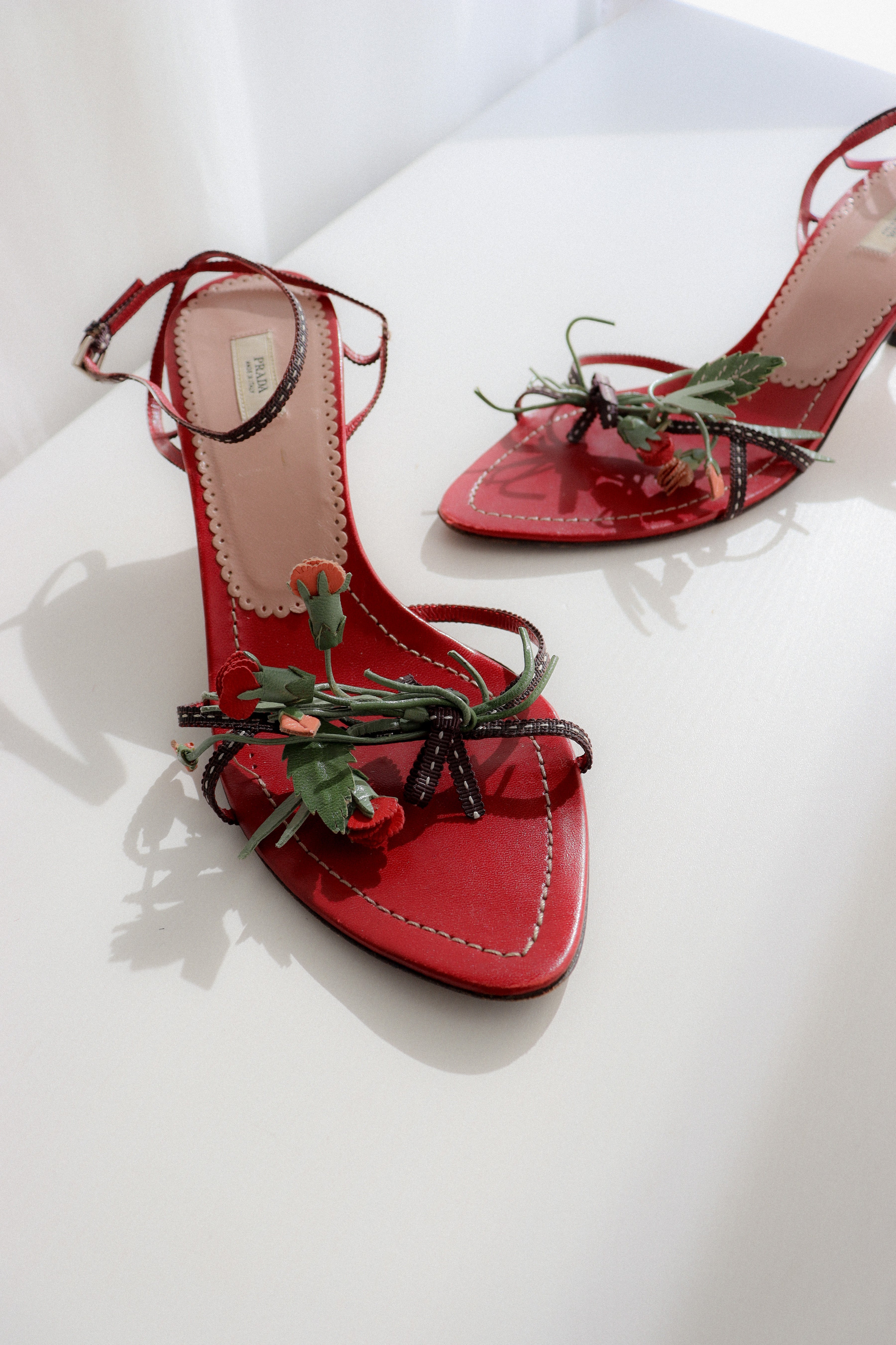 Prada hotsell floral sandals