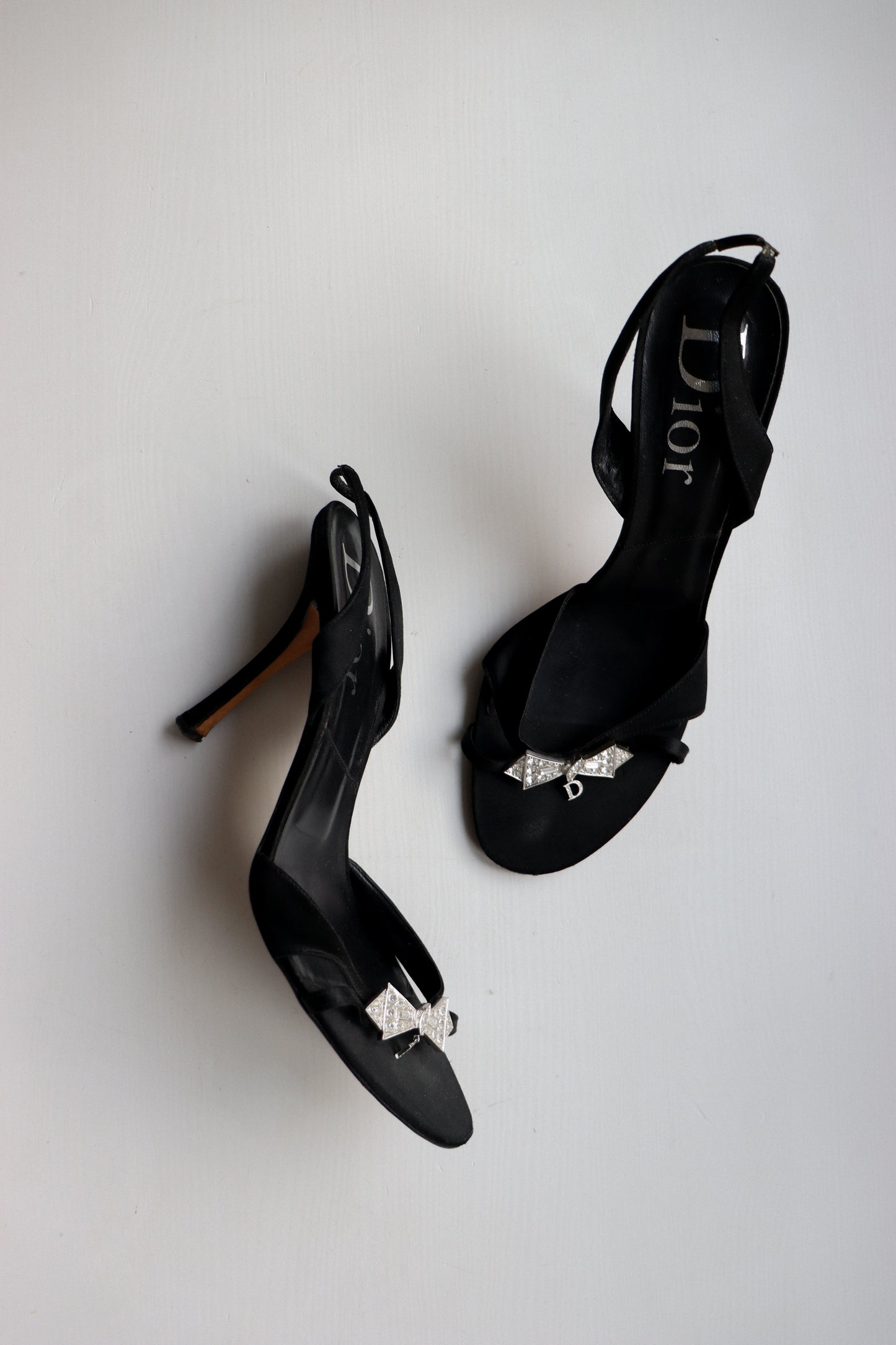 Vintage Dior Bow Sandals 39.5