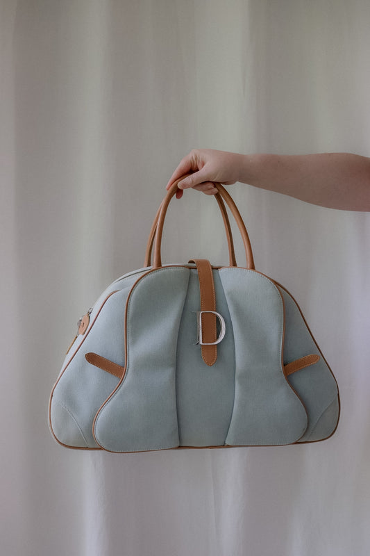 Vintage Dior Double Saddle Bag