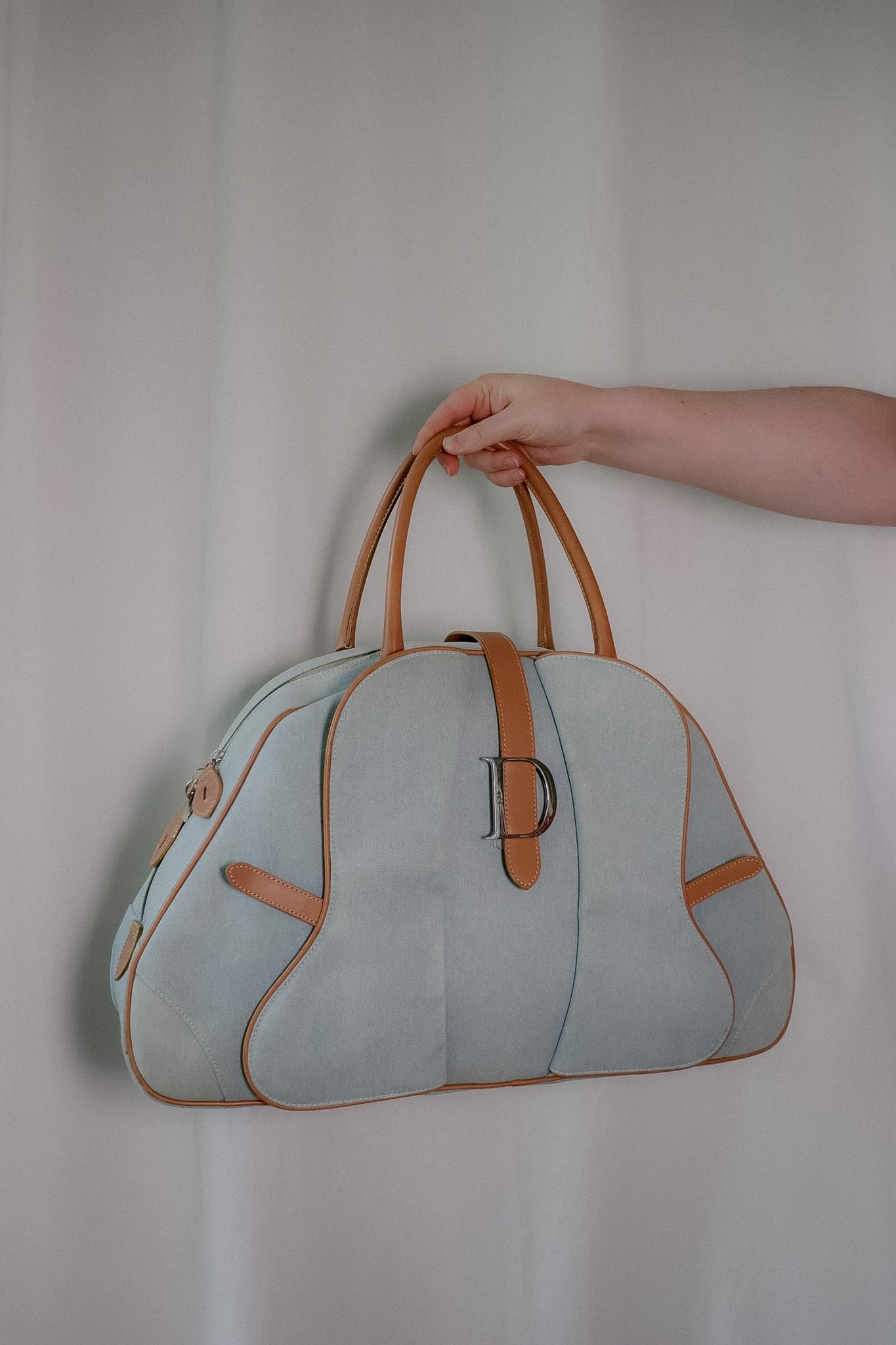 Vintage Dior Double Saddle Bag