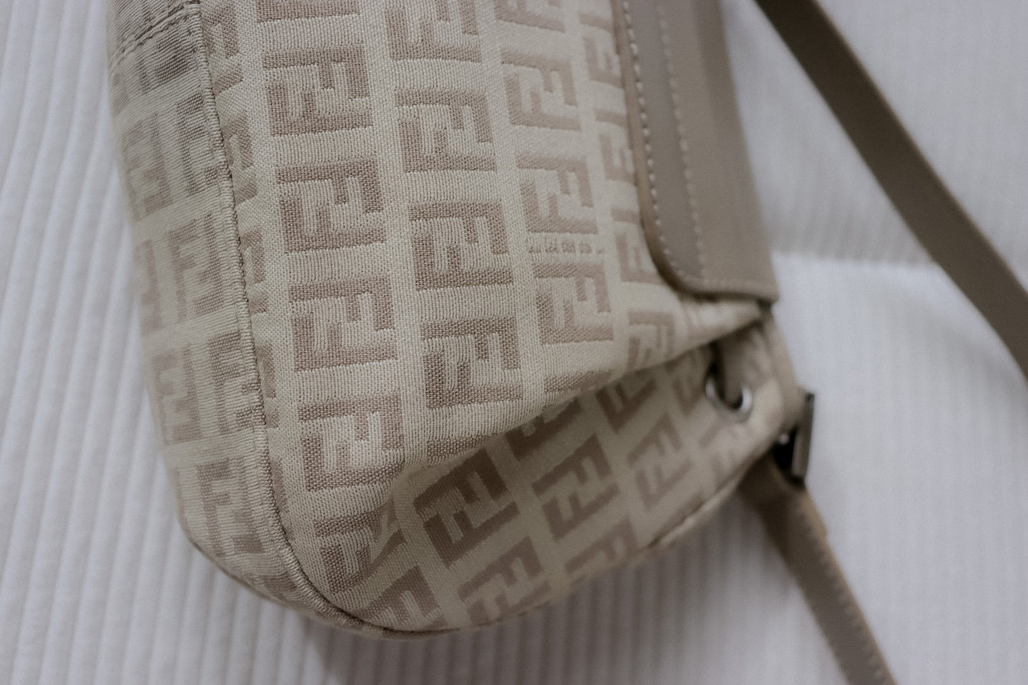 Vintage Fendi Zucchino Flap Bag