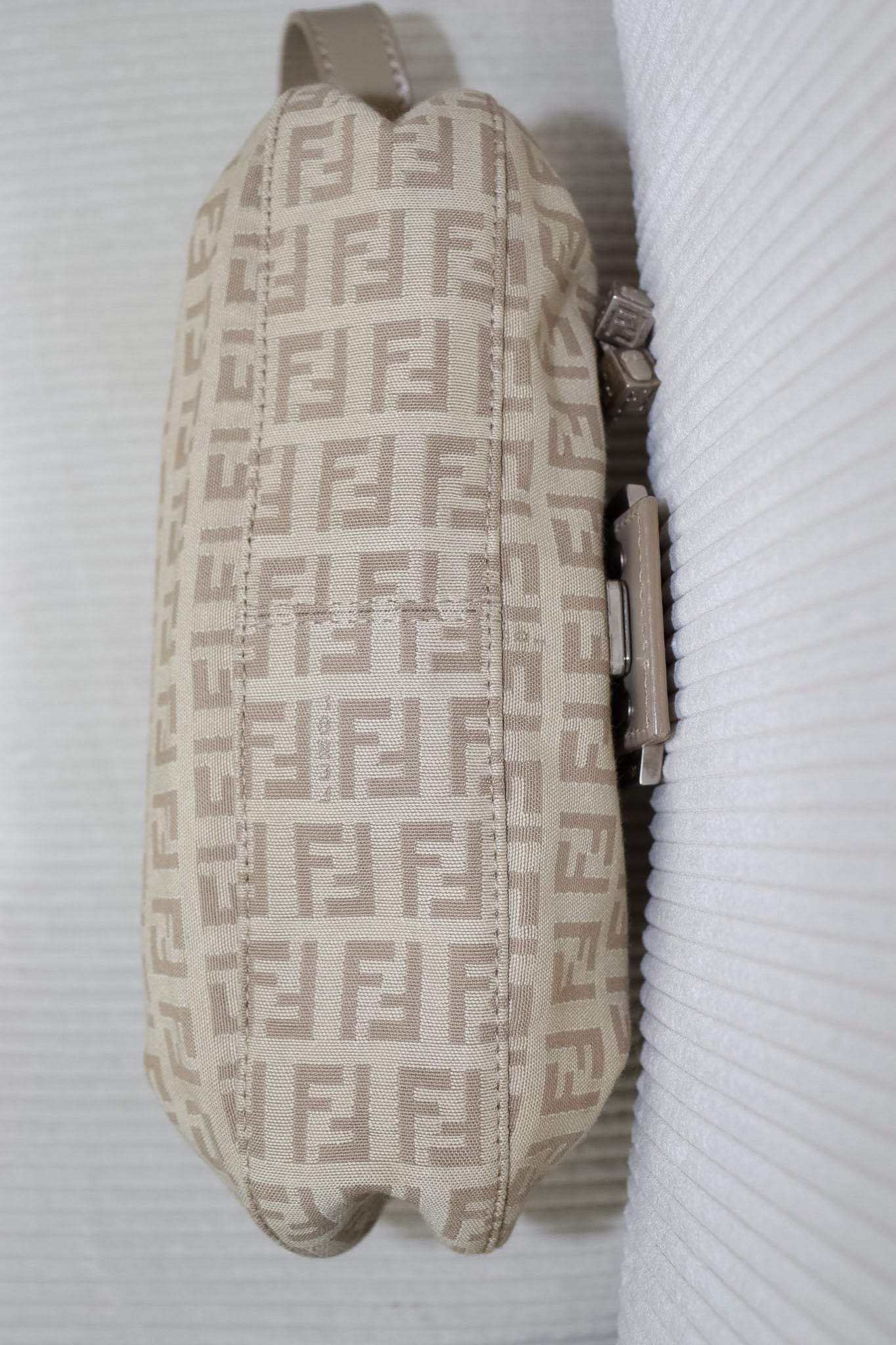 Vintage Fendi Zucchino Flap Bag