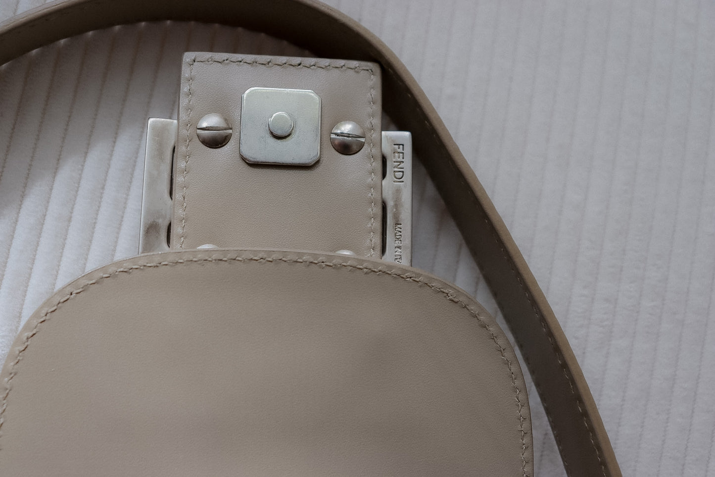 Vintage Fendi Zucchino Flap Bag