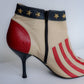 Vintage Moschino 'Stars and Stripes' Boots 39.5