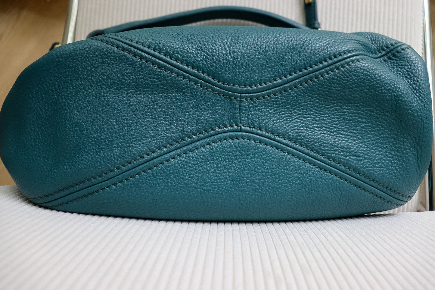 Vintage Miu Miu Teal Hobo Bag