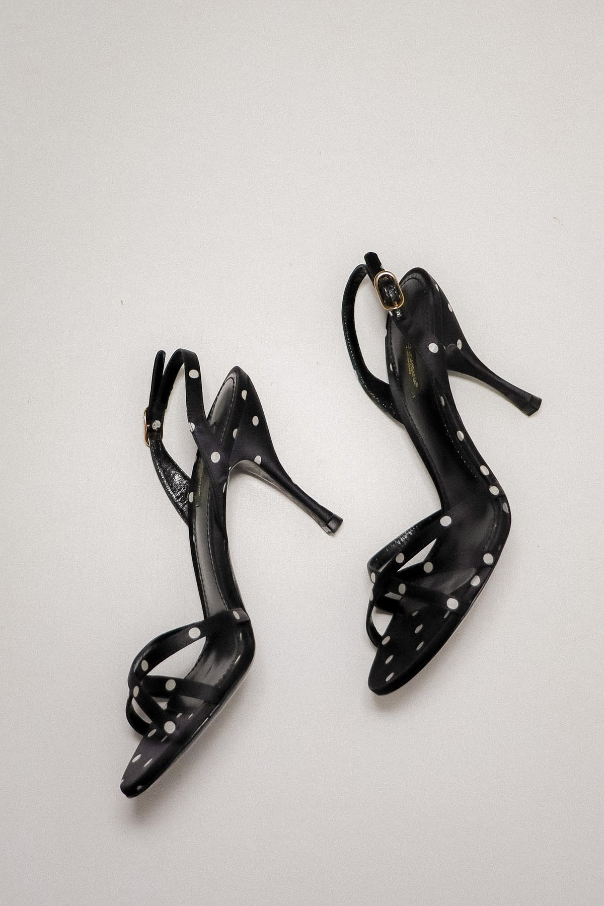 Vintage Dolce & Gabbana Polka Dots Heels 38.5