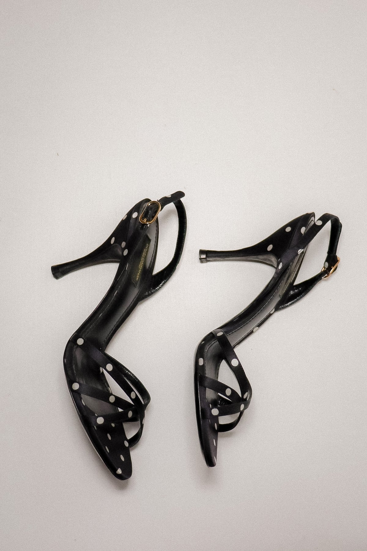 Vintage Dolce & Gabbana Polka Dots Heels 38.5