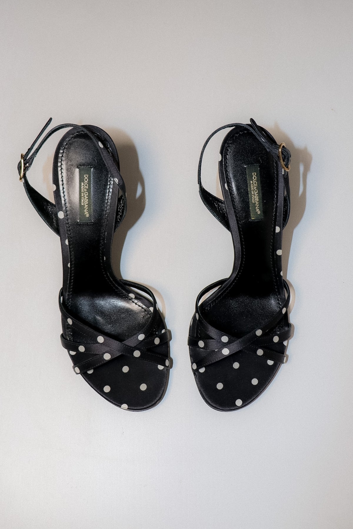 Vintage Dolce & Gabbana Polka Dots Heels 38.5