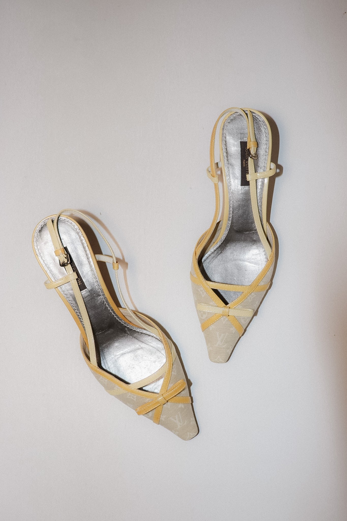 Vintage Louis Vuitton Kitten Heels 37