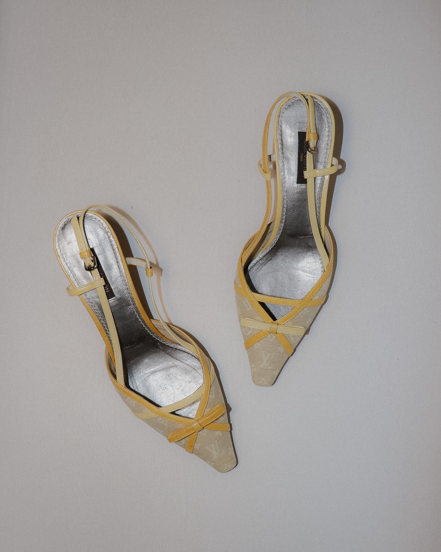 Vintage Louis Vuitton Kitten Heels 37
