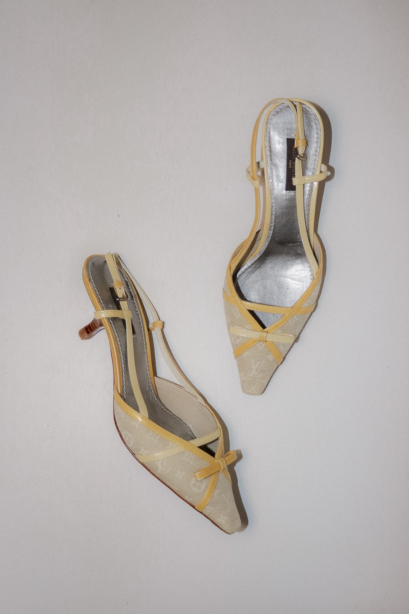 Vintage Louis Vuitton Kitten Heels 37