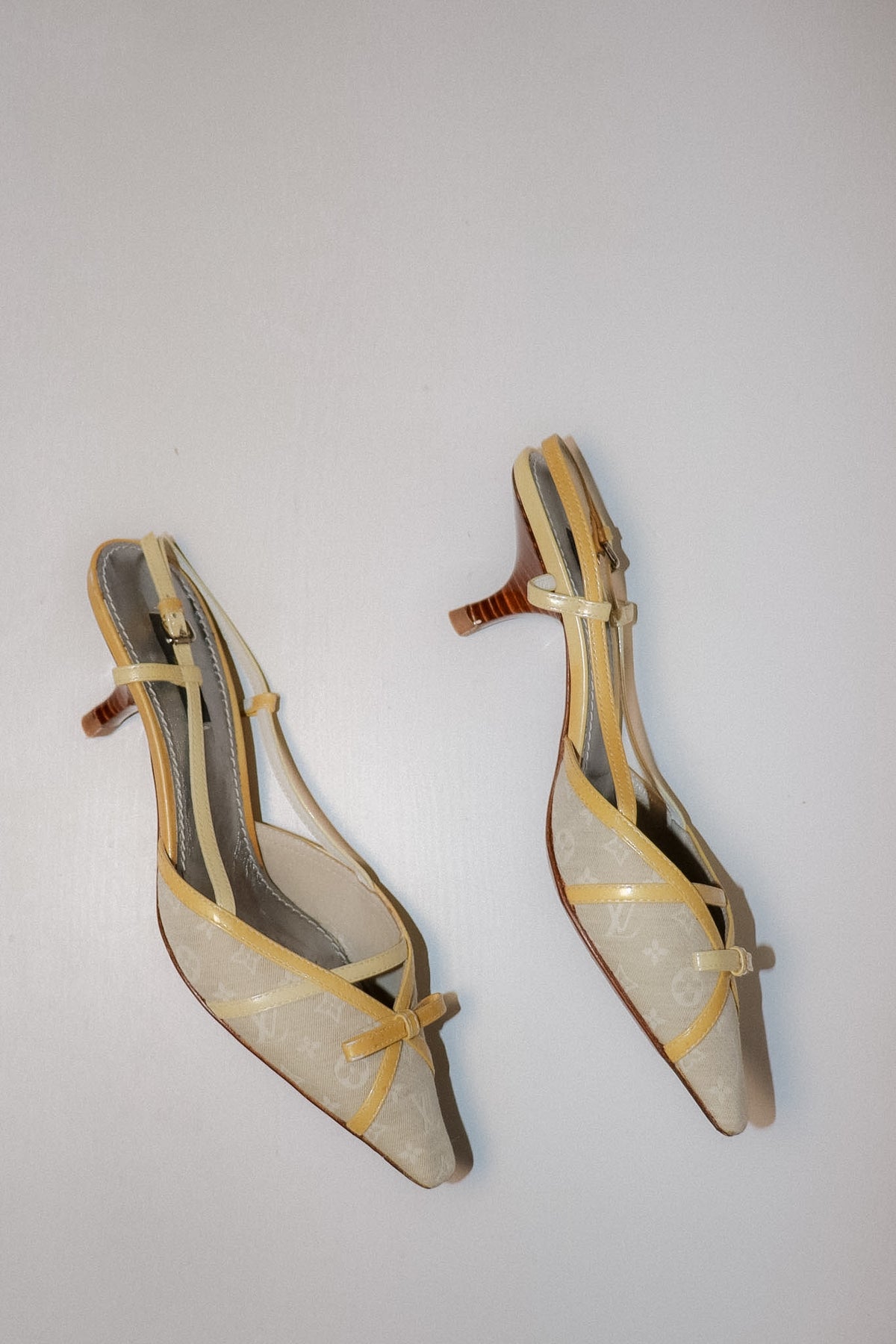 Vintage Louis Vuitton Kitten Heels 37