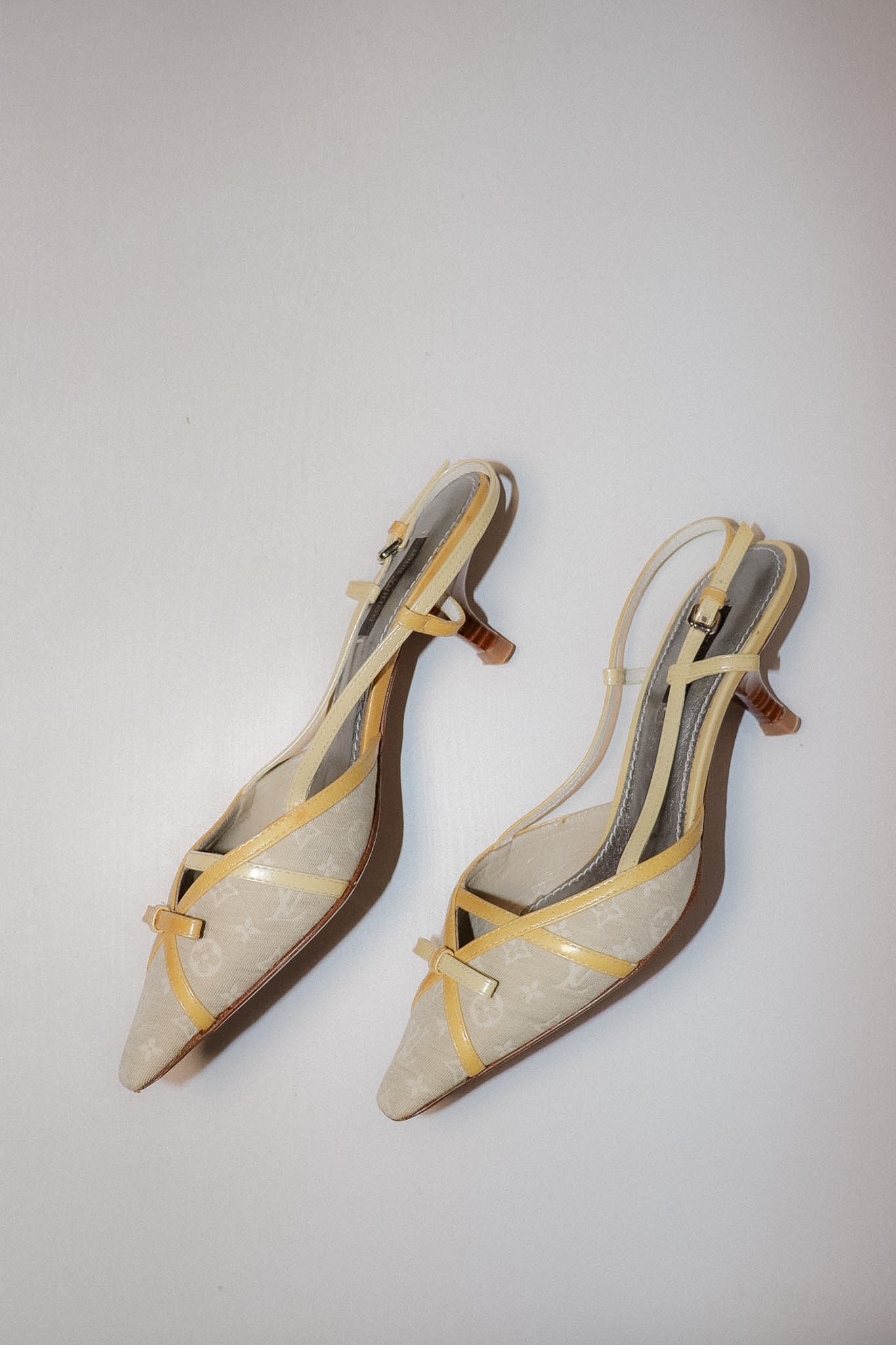Vintage Louis Vuitton Kitten Heels 37