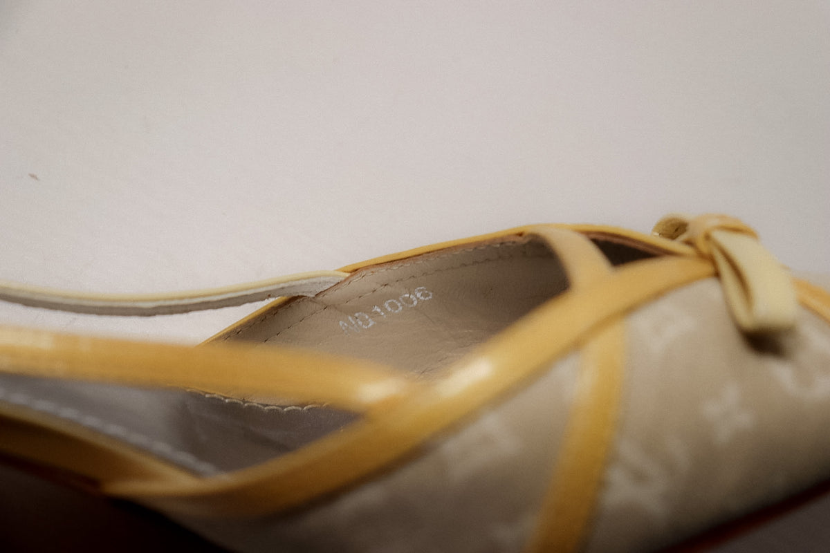 Vintage Louis Vuitton Kitten Heels 37