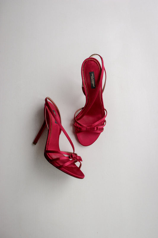 Vintage Dolce&Gabbana Bow Heels 38