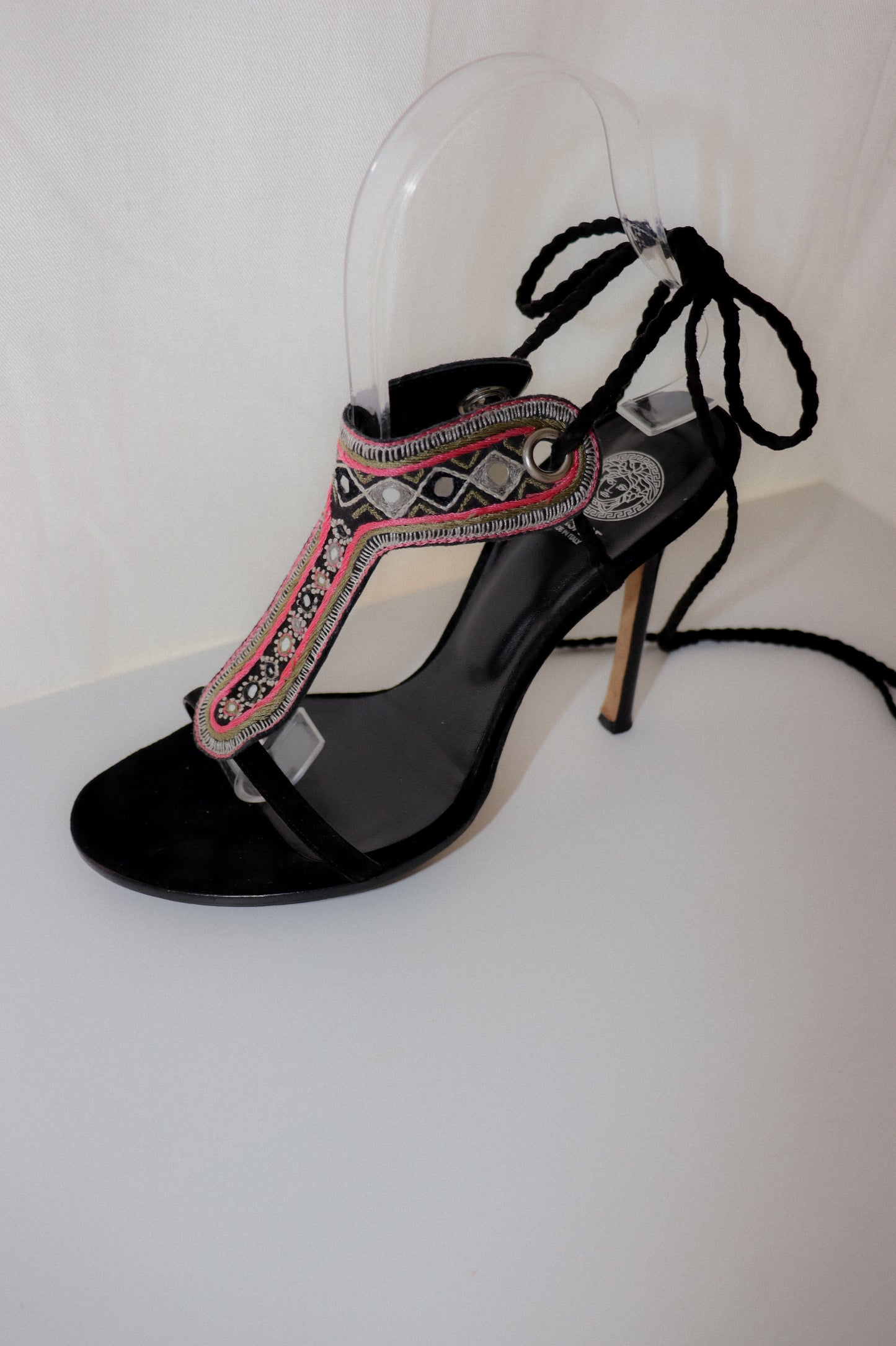 Vintage Versace Boho Heels 37