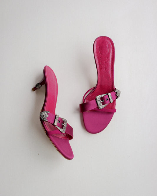 Vintage Dior Western Mules 37.5