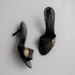 Vintage Gucci Tag Mules 36