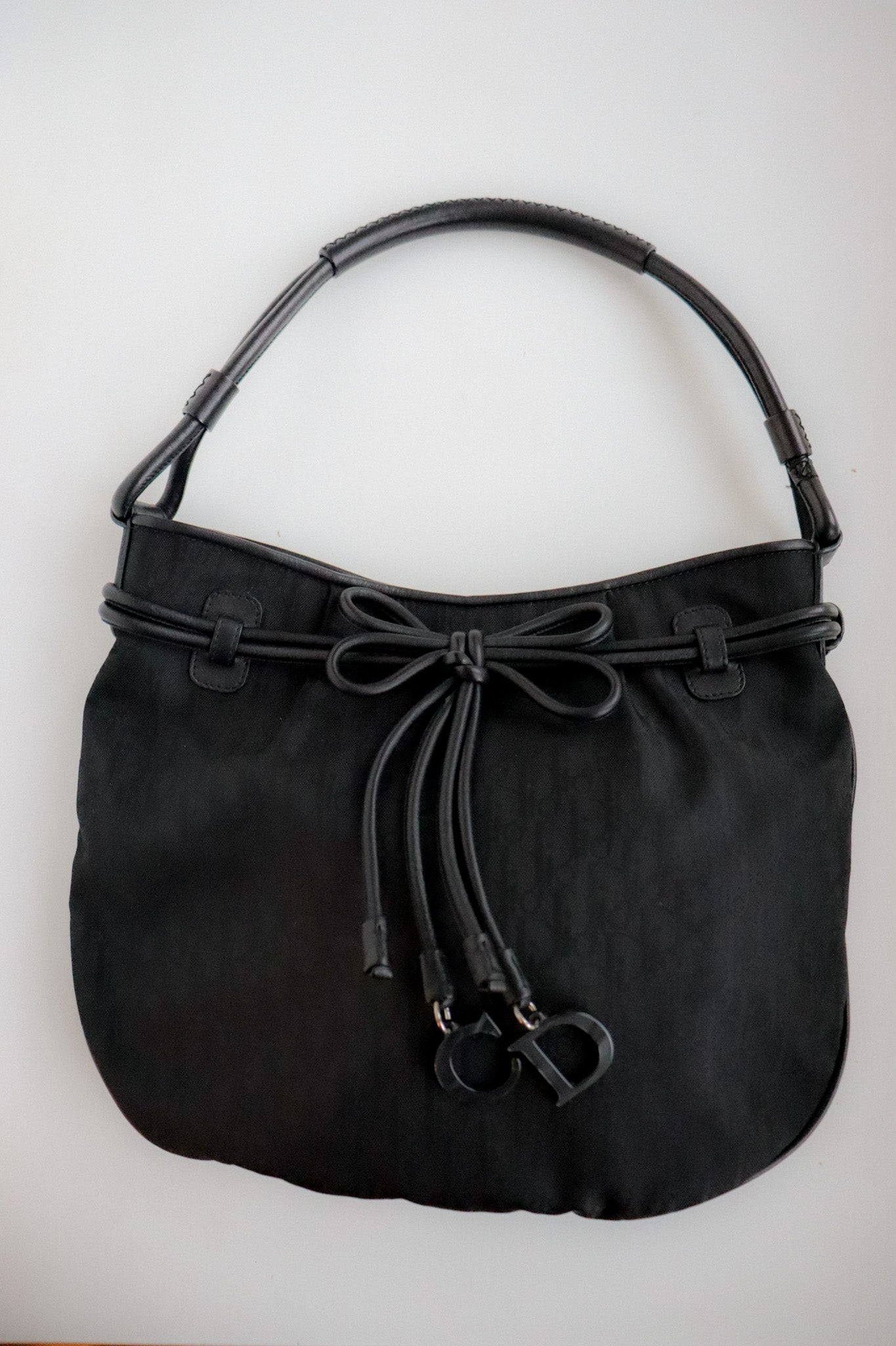 Vintage Dior CD Bow Trotter Tote Bag