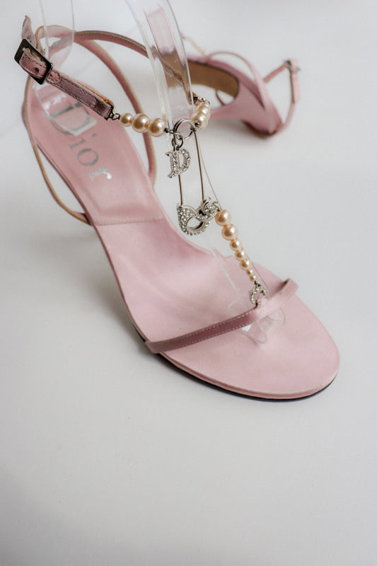 Vintage Dior Safety Pin Heels 39