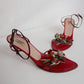 Vintage Prada Rose Sandals 40