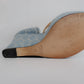 Vintage Gucci Denim Wedge Sandals 39