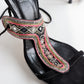 Vintage Versace Boho Heels 37