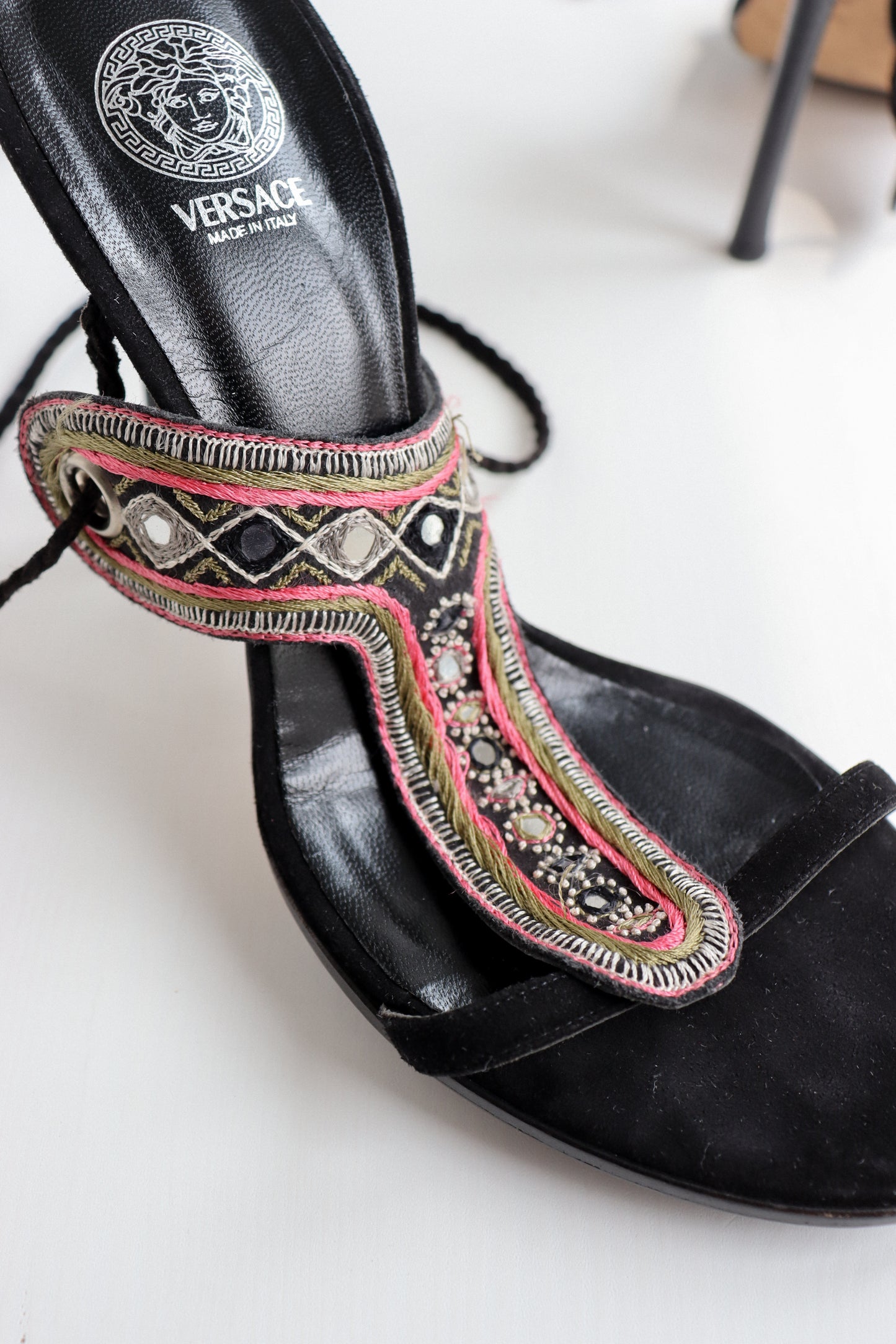 Vintage Versace Boho Heels 37
