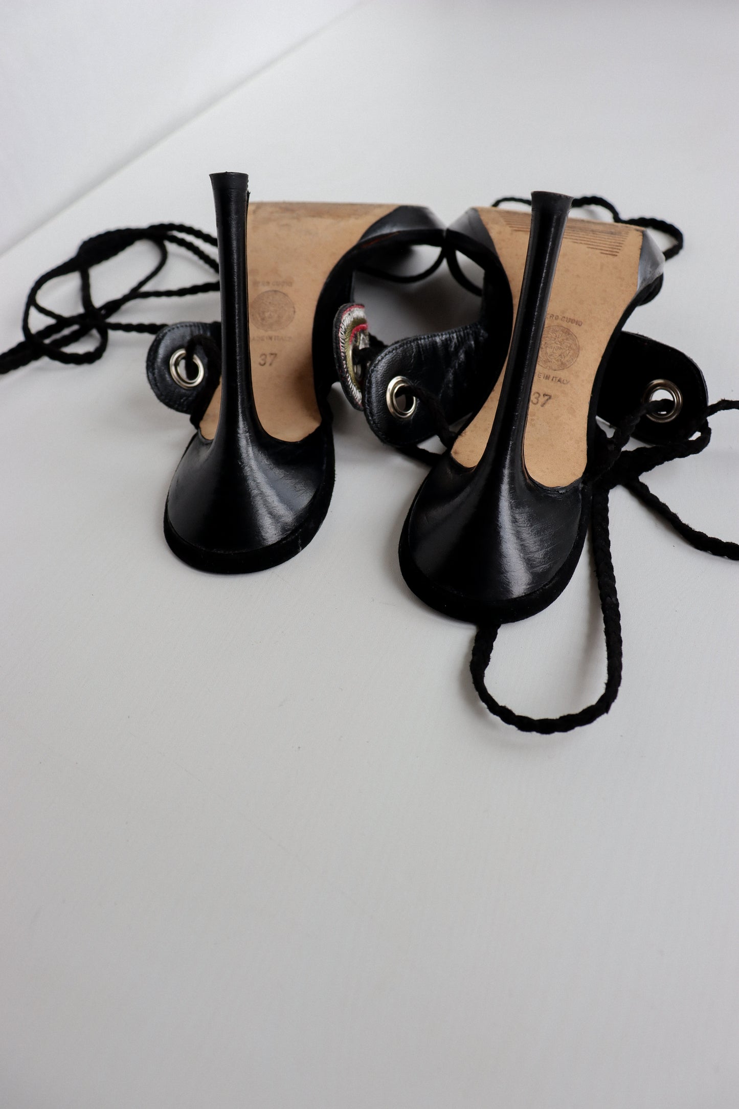 Vintage Versace Boho Heels 37