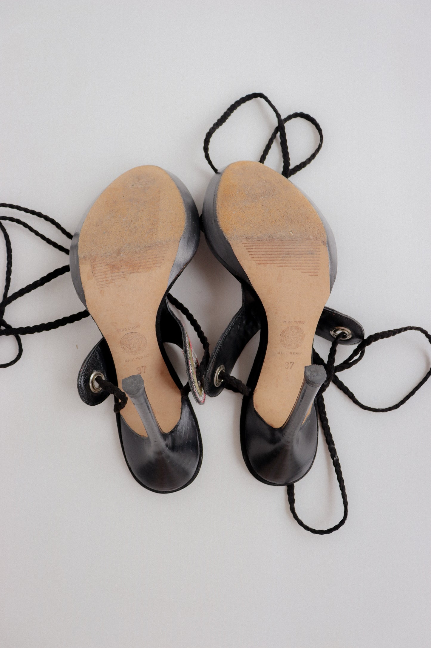Vintage Versace Boho Heels 37