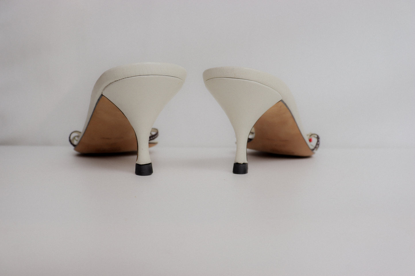 Vintage Prada Poppy Mules 37.5