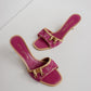 Vintage Louis Vuitton Denim Mules 37