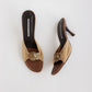 Vintage Donald Pliner Peace Mules US 9.5