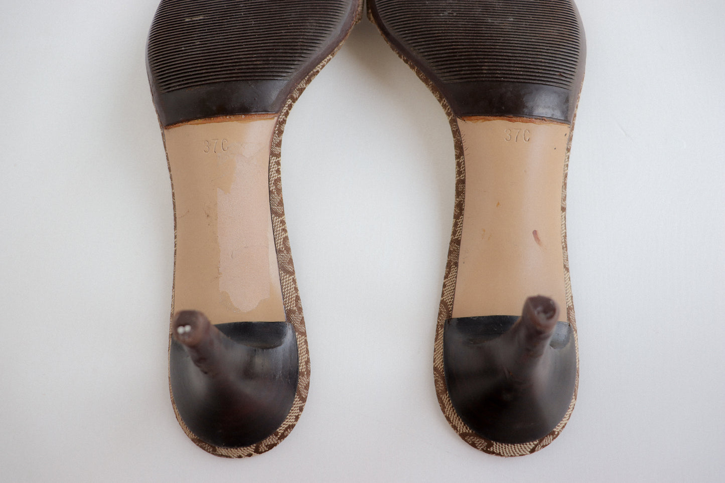 Vintage Gucci Bamboo Mules 37