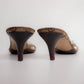 Vintage Gucci Bamboo Mules 37