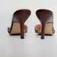 Vintage Gucci Monogram Bow Sandals 36