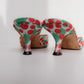Vintage Manolo Blahnik Raspberry Kitten Heels 38.5