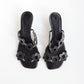 Vintage Celine Flower Kitten Heels 37.5