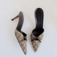 Vintage Gucci Mules Bow US 8