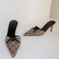 Vintage Gucci Mules Bow US 8