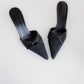 Vintage Gucci Mules Bow 38