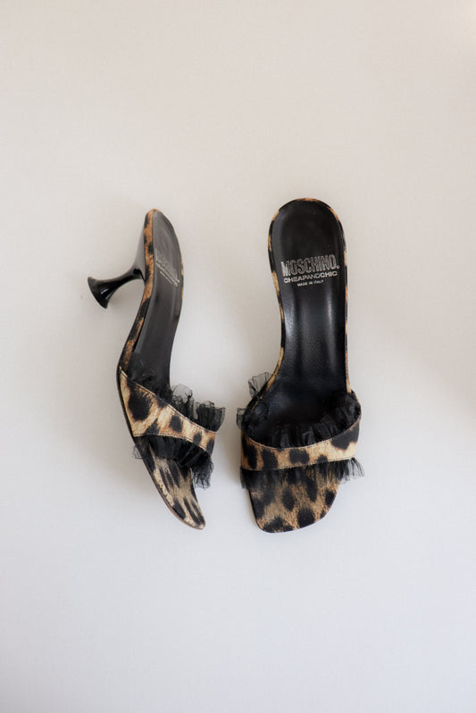 Vintage Moschino Leo Mules 36.5