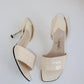 Vintage Chanel Chocolate Bar Slingbacks 36.5