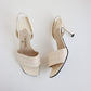 Vintage Chanel Chocolate Bar Slingbacks 36.5