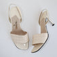 Vintage Chanel Chocolate Bar Slingbacks 36.5